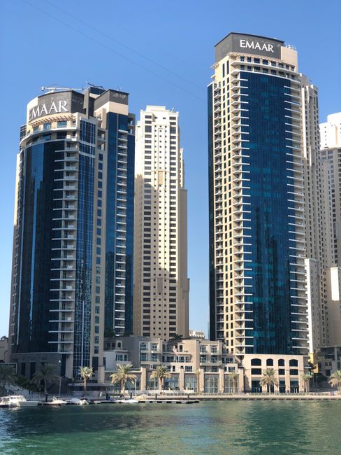 Residential towers in Dubai Marina